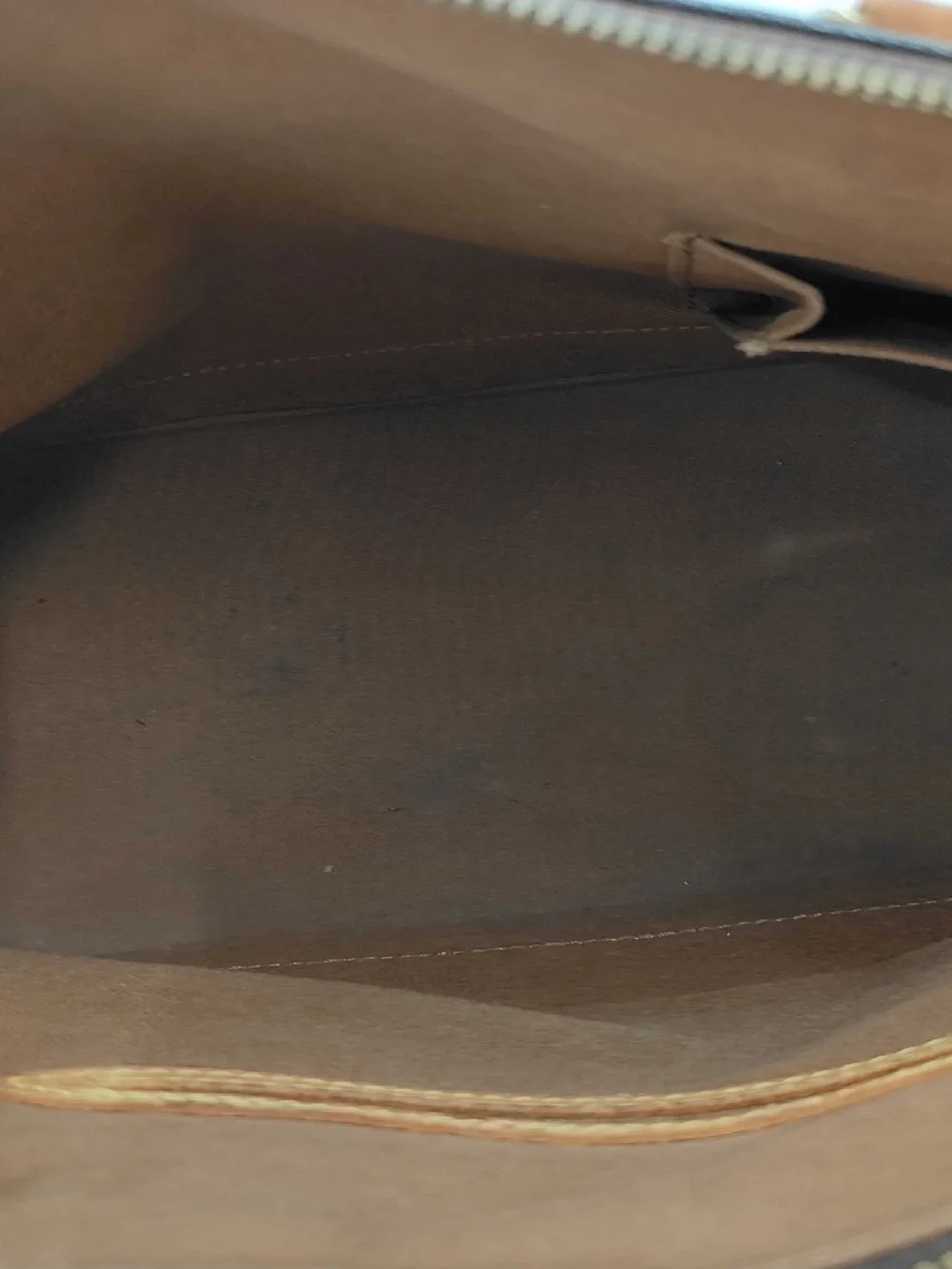 Alma Bag •LV •Louis Vuitton Brown and Tan Monogram Alma Handbag
